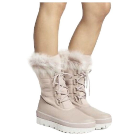 Sorel Shoes - Sorel Boots Joan Of Arctic Next Faux Fur Waterproof Mauve Pink